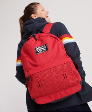 Superdry Neoprene Mirror Montana Női Hátizsák Piros | HBUXN1085